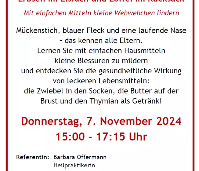 Themennachmittag: Erbsen im Eisfach